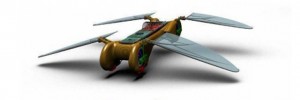 Vliegende robot met iPhone te besturen